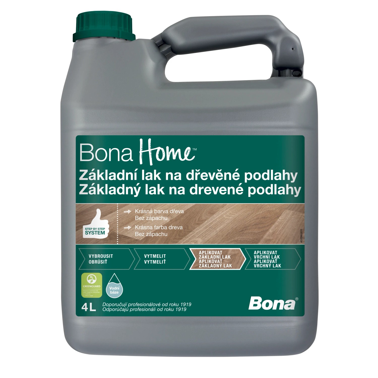 Bona Home Základní lak na dřevěné podlahy 4 l