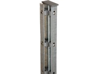 Floraworld Rohový plotový sloupek s krycími lištami pozink 6 x 4 x 120 cm