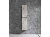 Sanotechnik Závěsná vysoká koupelnová skříňka Corbo, stříb.dub, 150 x 30 x 30 cm