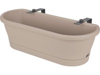 elho Květináč Corsica Easy Balcony taupe 60 x 19 x 24 cm