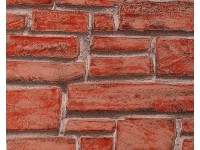 A. S. Creation Tapeta vinylová DECORA NATUR 4 Cihla červená FSC®