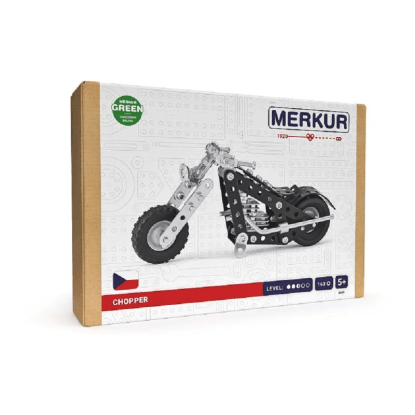 Merkur Dětská kovová stavebnice Chopper, 163 dílků