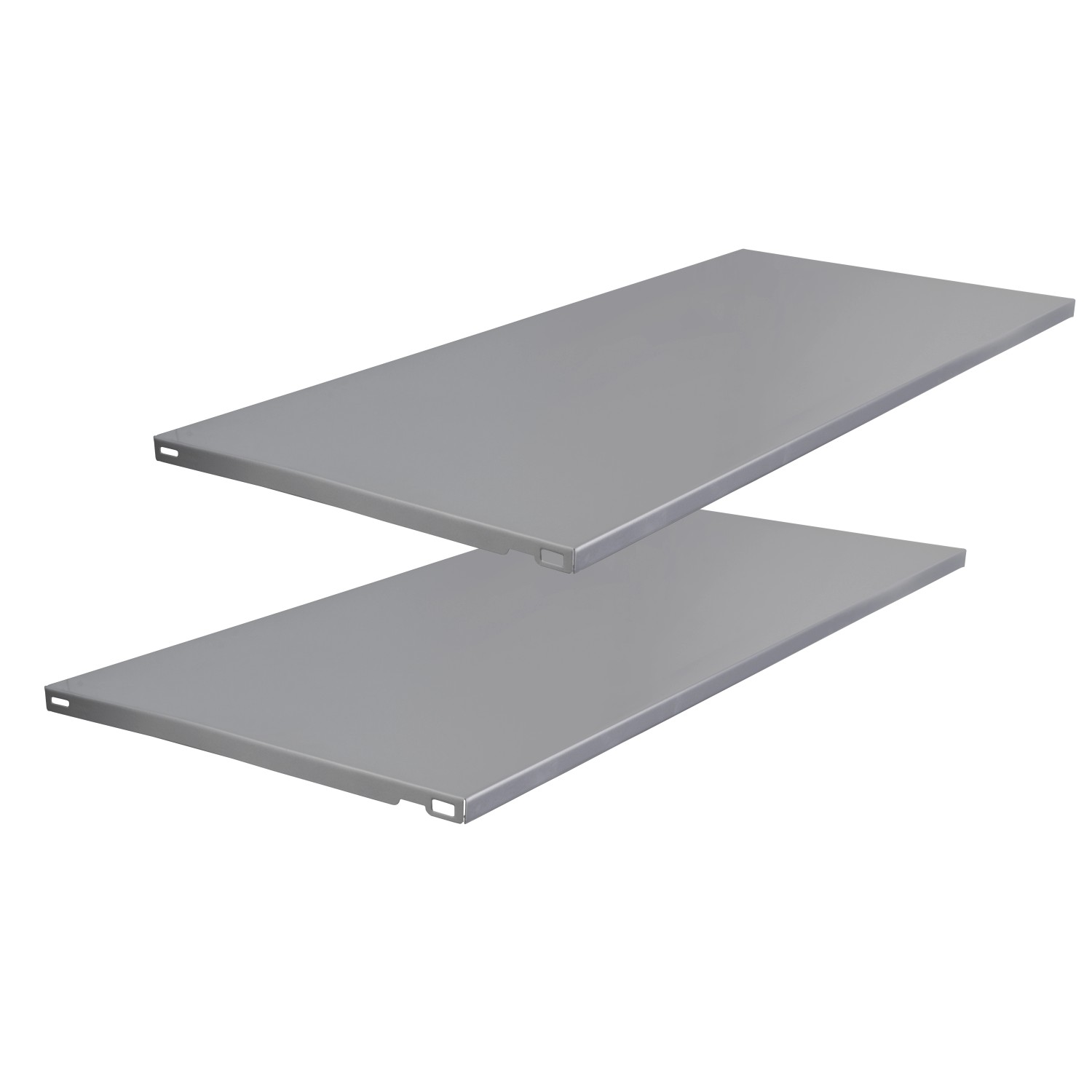 OBI Ocelová police stříbrná hliník 800 x 400 x 20 mm