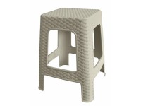 MEGA PLAST Taburet cappuccino 35,5 x 35,5 x 45 cm