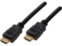 Připojovací kabel HDMI 0,7 m pozlacený černý HDMI0070 043 Připojovací kabel HDMI 0,7 m pozlacený černý HDMI0070 043