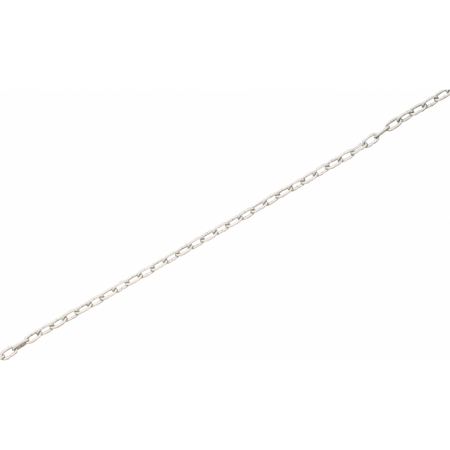 LUX Hodinový řetěz pozinkovaná ocel-bílá barva 1,6 mm - metráž