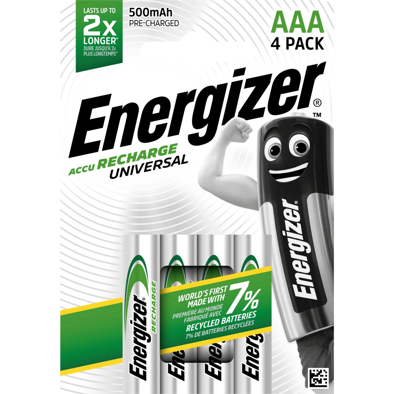 Energizer Akumulátor Universal AAA Micro 500 mAh