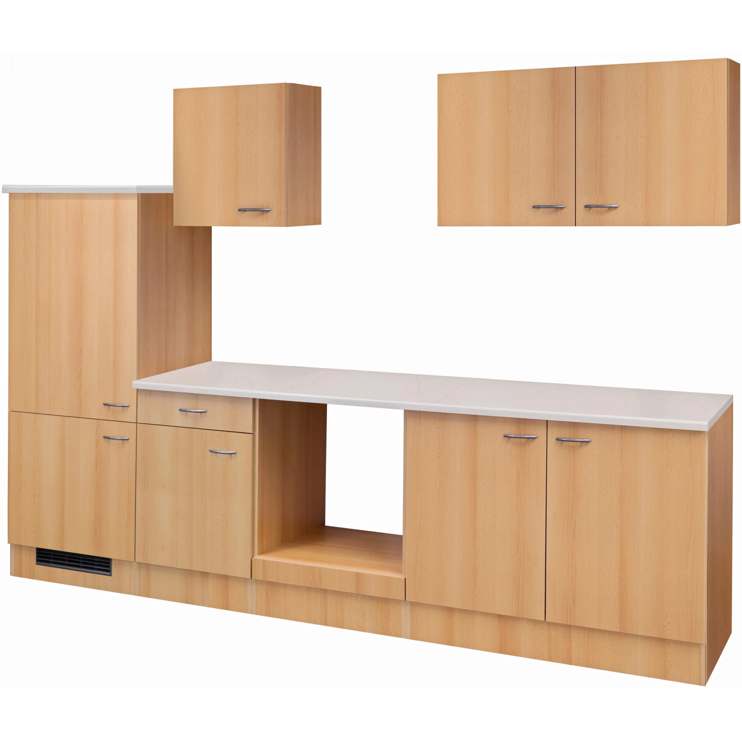 Flex-Well Kuchyně Nano 270 cm/typ 13 - bez el.spotřebičů a dřezu