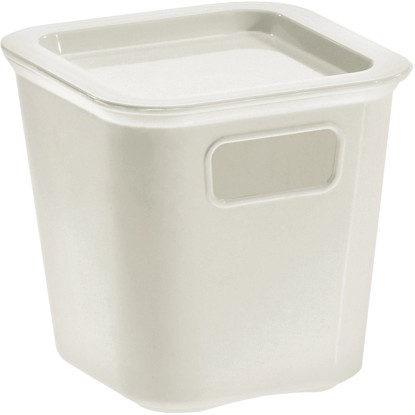 Tontarelli Box Bella s víkem, bílý, 11,2 x 11,4 x 11,4 cm