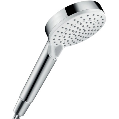 Hansgrohe Ruční sprcha Crometta Vario, 2 proudy, bílá/chrom, pr. 100 mm