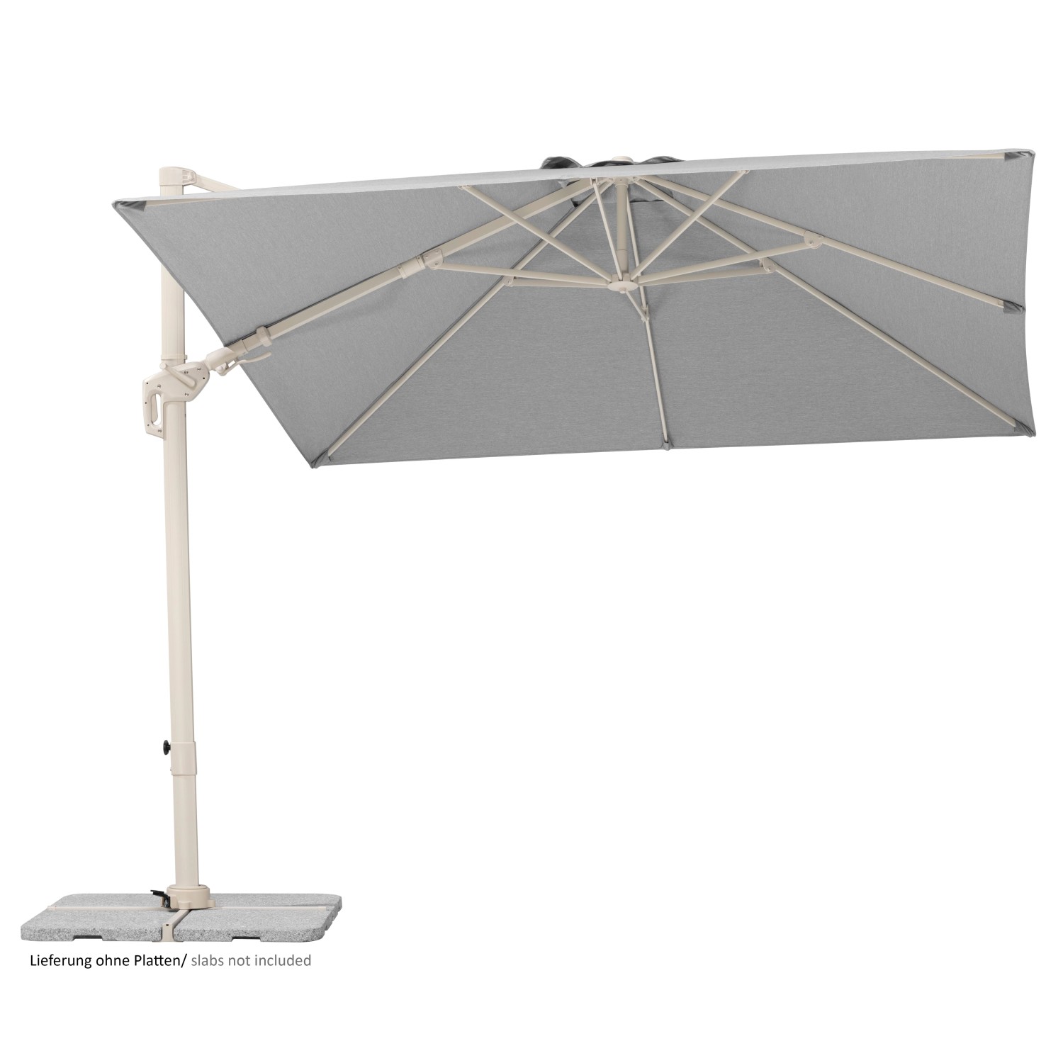 Schneider Schrime Slunečník Rhodos Tiwst Comfy Greige 300 x 300 cm