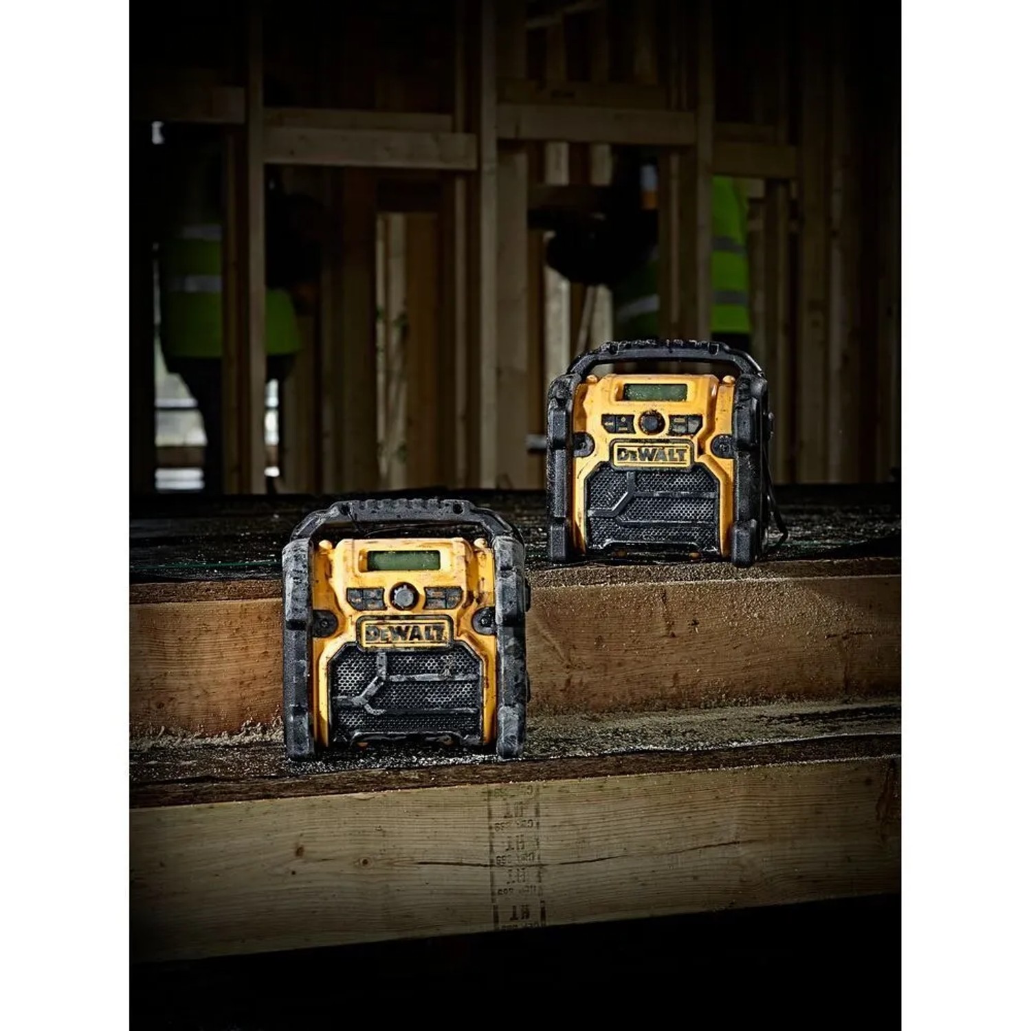 DeWALT 18V XR Aku rádio do dílny DCR019-QW Solo, 24,5 x 24,5 x 24 cm