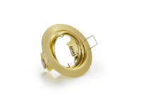 Trio Vestavné svítidlo Jura 1 x GU10, matná mosaz pr. 80 mm