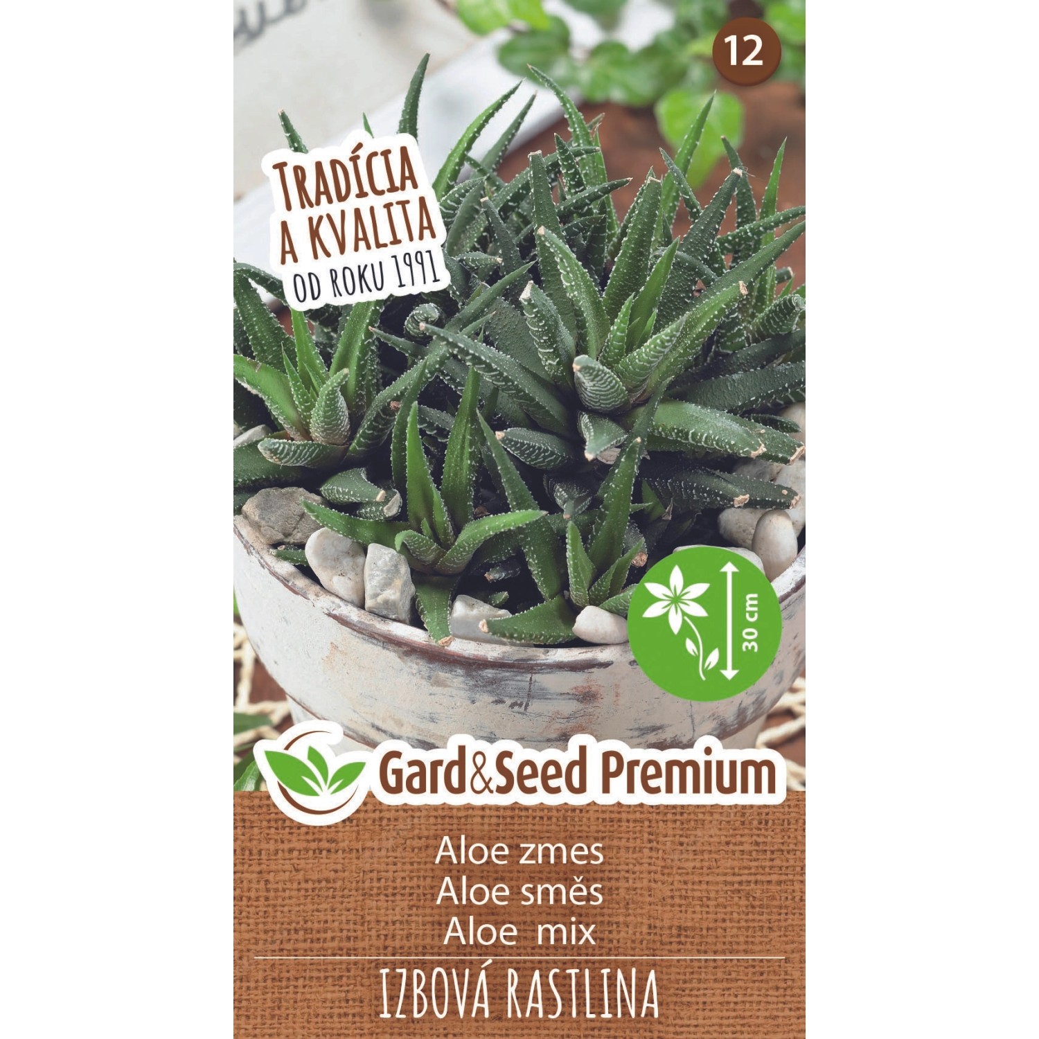 GardenSeed Premium Semínka pokojové rostliny Aloe směs
