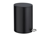 Wenko Kosmetický nášlapný odpadkový koš Monza Easy Close černý 3 l 18,5 cm x 25,