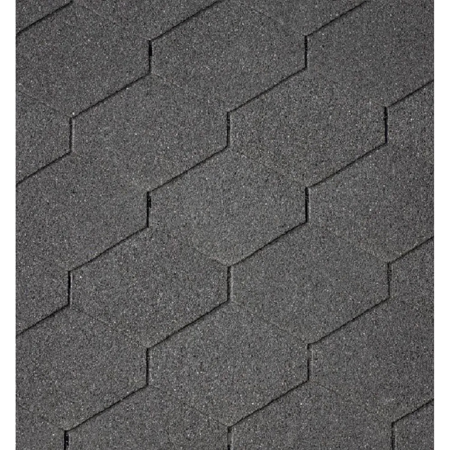 Onduline Asfaltový šindel Bardoline CLASSIC triangular, černý mix, 2 m2