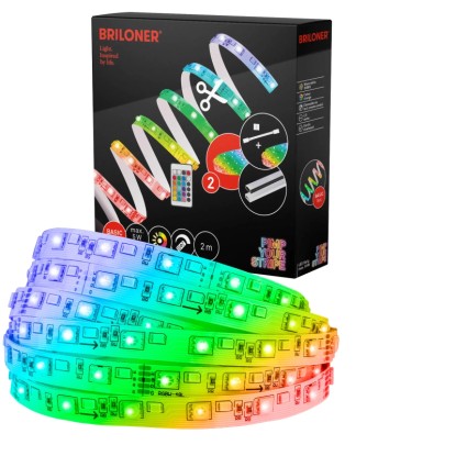 Briloner LED pásek samolepicí RGBW, základní sada, 2 m
