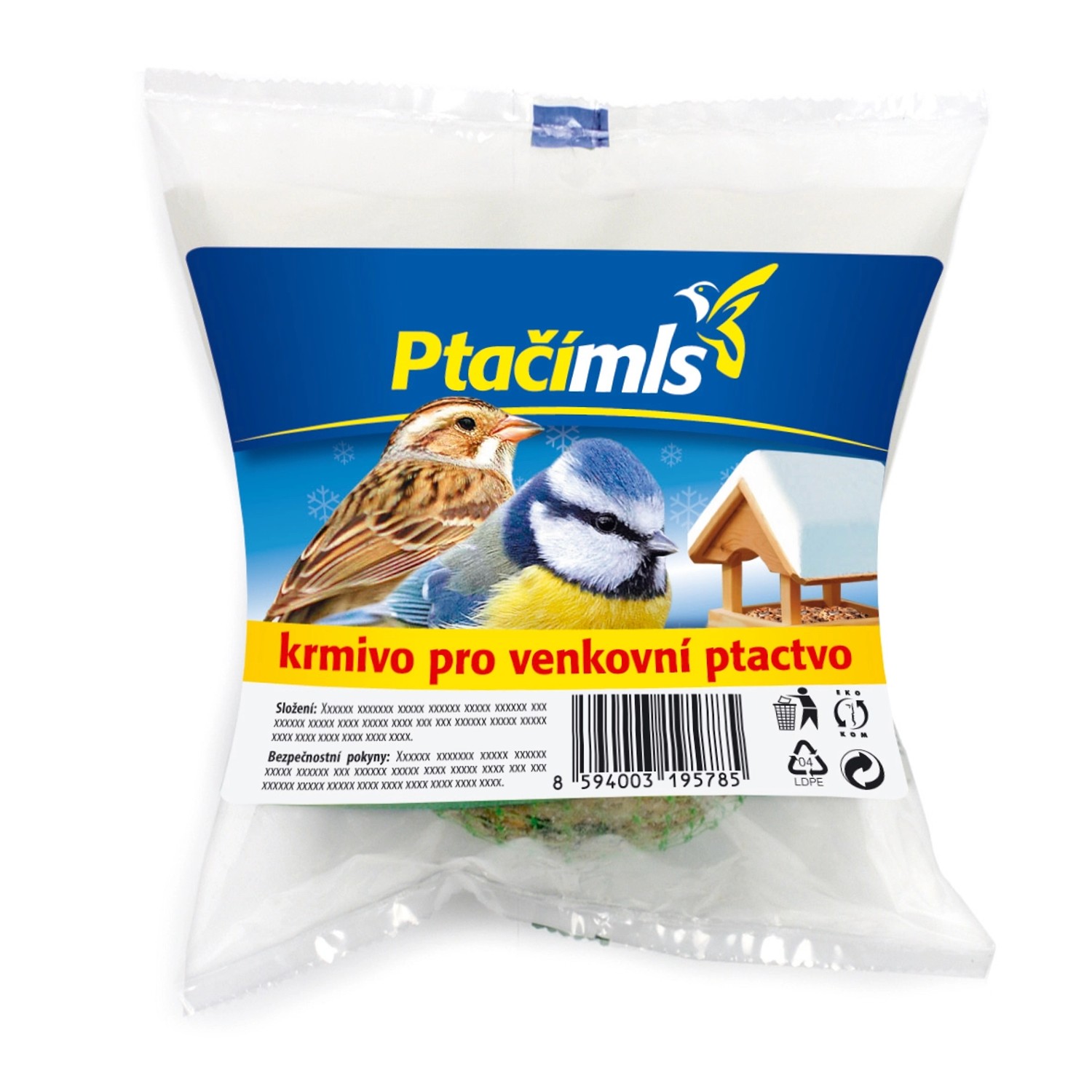Ptačímls Lojová koule XXL, 500 g