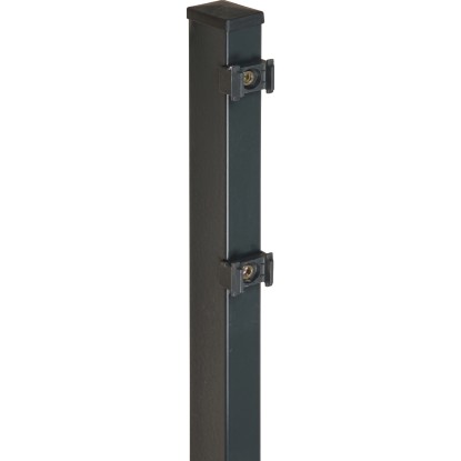 Floraworld Sloupek s upínacími deskami antracit 6 x 4 x 260 cm