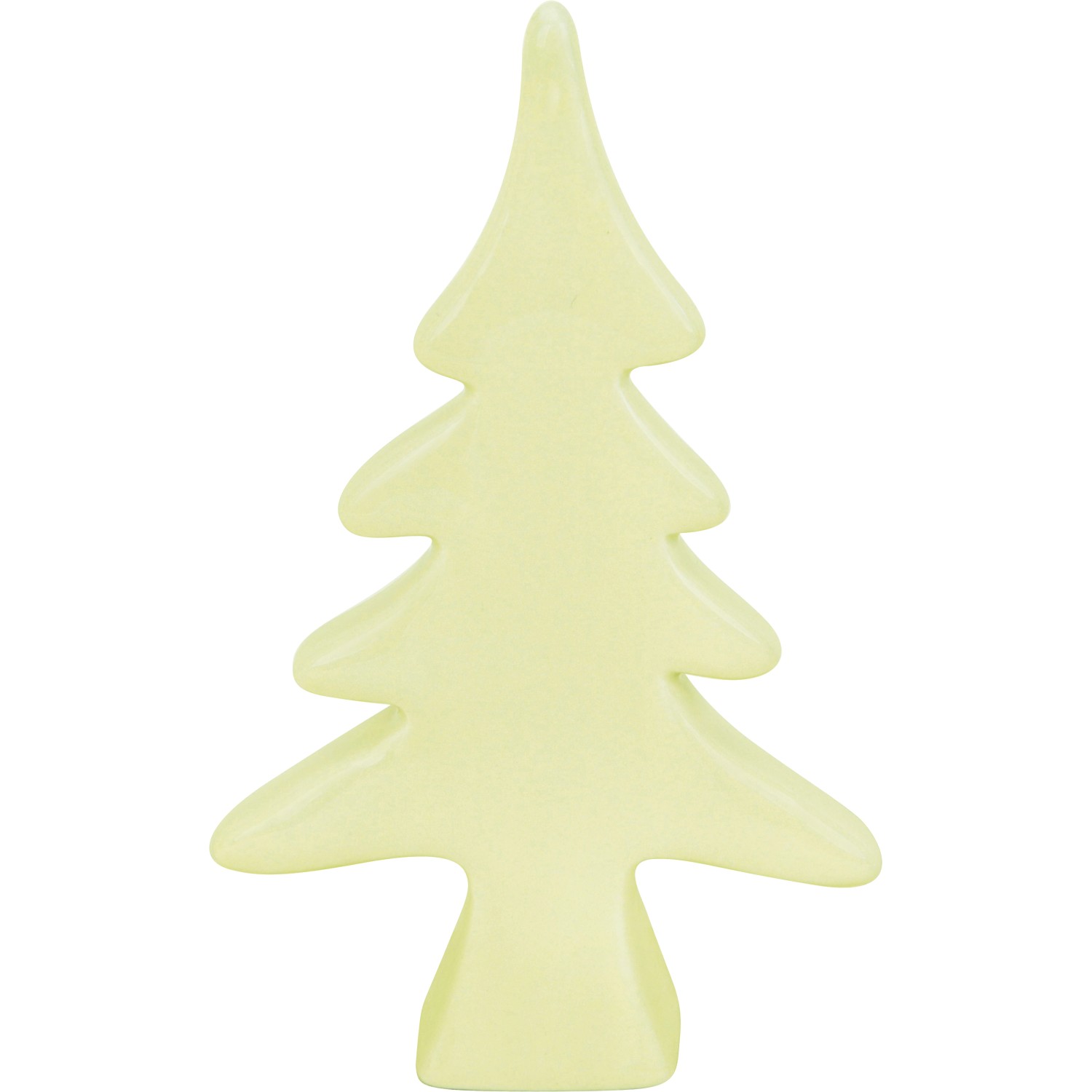 Vánoční dekorace stromeček, zelená, 15 x 9,5 x 3 cm