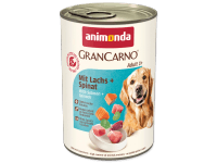 Animonda Konzerva pro psy Gran Carno Adult s lososem a špenátem, 400 g