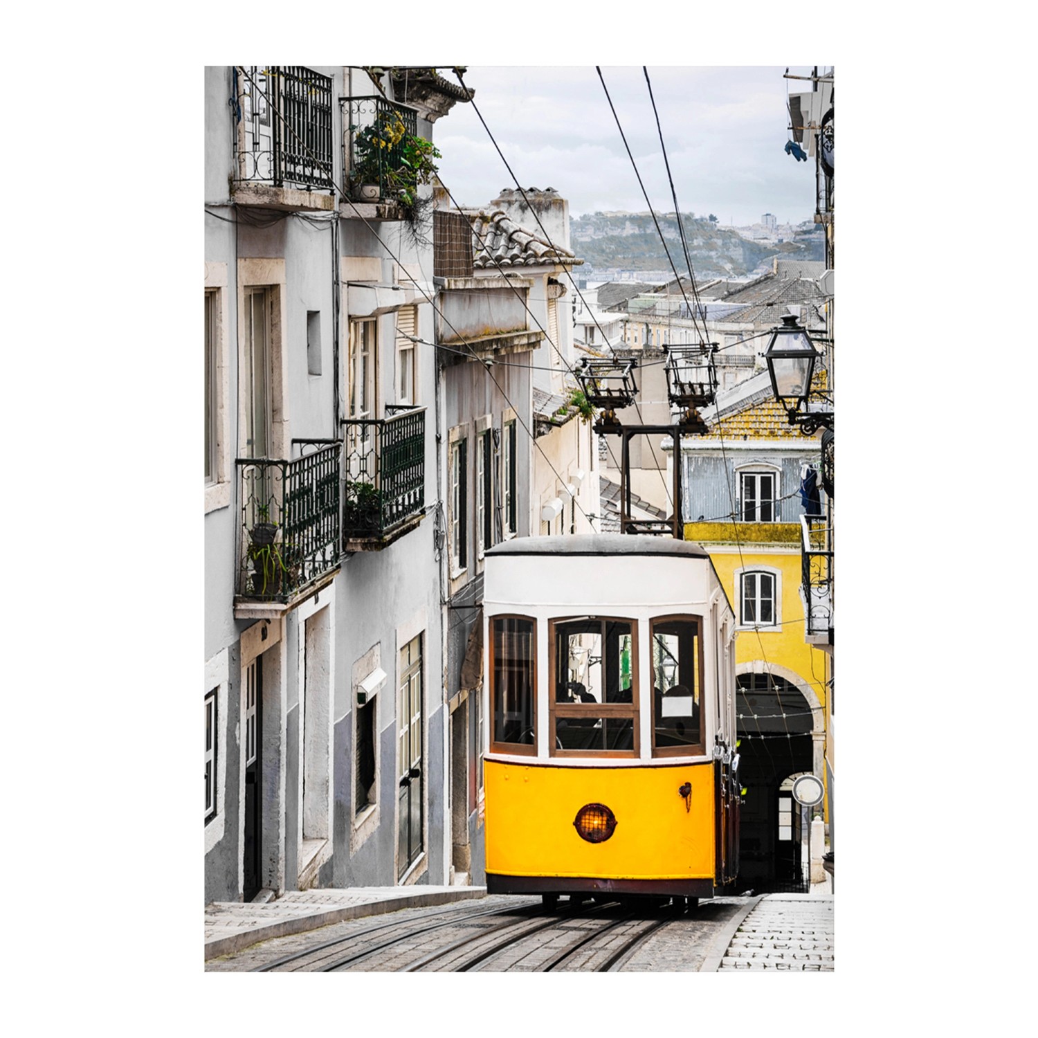 Styler Glasspik Žlutá tramvaj 50 x 70 cm