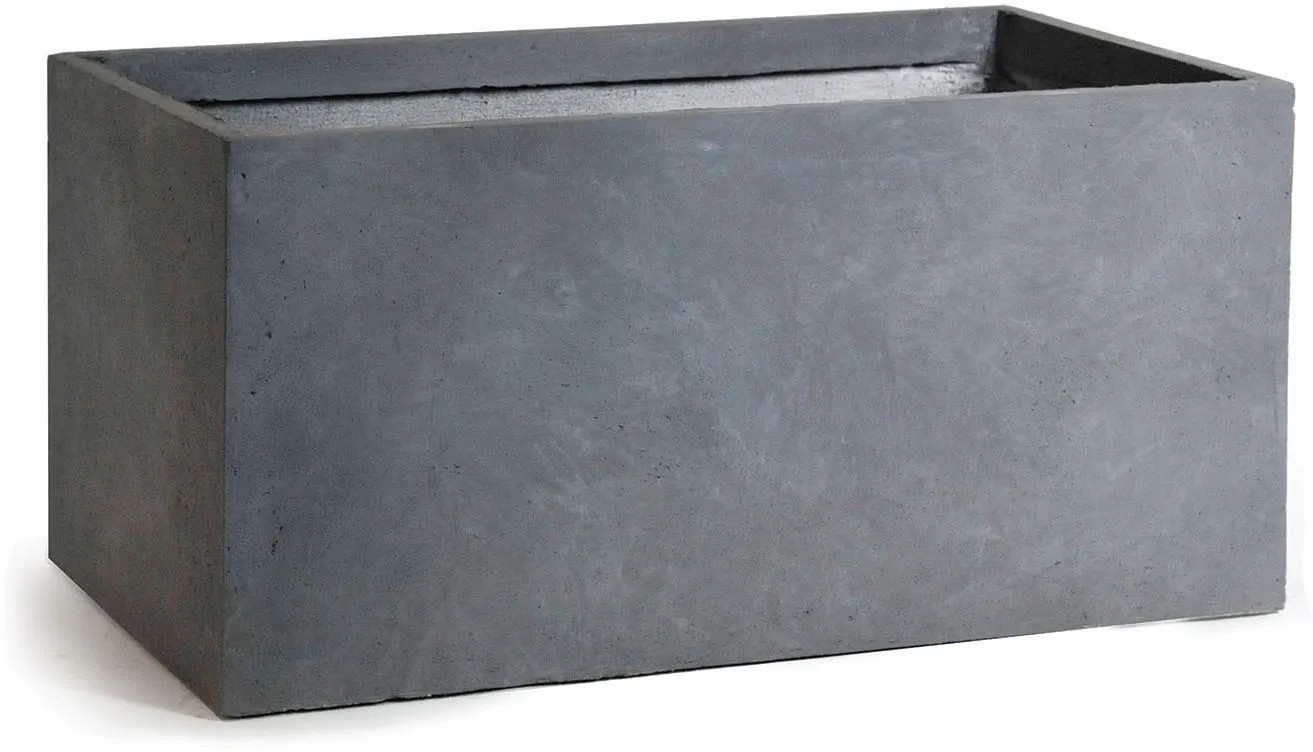 Mega Collections Truhlík Clayfibre Bigular autentická šedá 80 x 40 x 40 cm