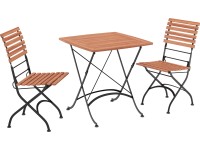 Sestava balkonového nábytku Montgomery, olejované akáciové dřevo, 3-dílná Sestava balkonového nábytku Montgomery, olejované akáciové dřevo, 3-dílná