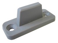 Náhradní kluzák TopLine 25 pro drážkované posuvné dveře plast šedý, 3 ks Náhradní kluzák TopLine 25 pro drážkované posuvné dveře plast šedý, 3 ks