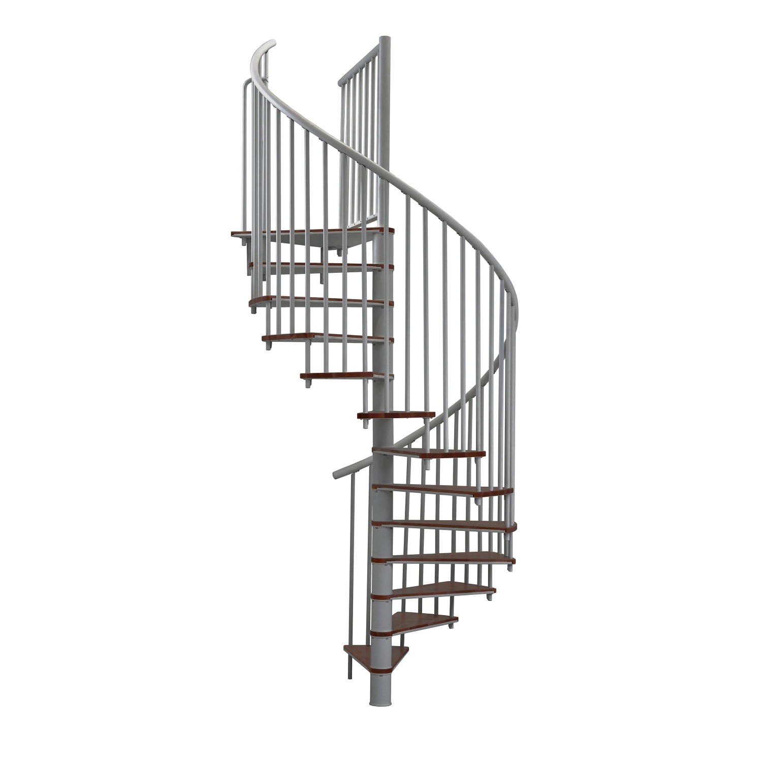 Minka STAIRS Kombinované točité schodiště Switch ořech/šedá pr. 160 cm