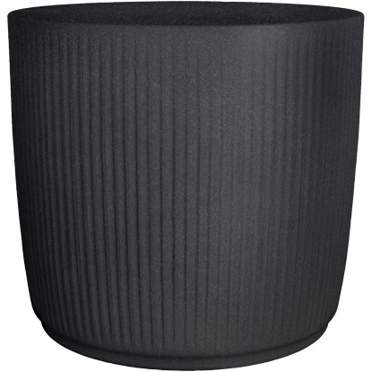 Scheurich Květináč Linetto 259 Stony Black pr. 46,6 x 42,6 cm
