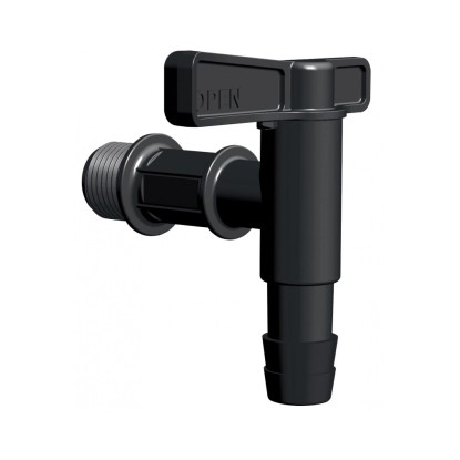 Waterform Kohoutek k sudu na dešťovou vodu Cantap 3/4" černý