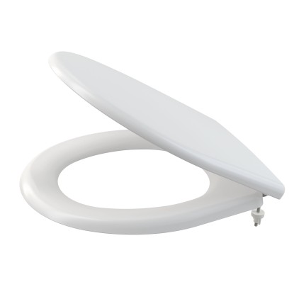 Alcadrain WC sedátko A604, duroplast, SoftClose, kovové panty, bílá