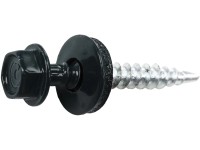 Šrouby pro trapézové plechy samořezné antracit RAL 7016, pr. 4,8 x 35 mm, 50 ks