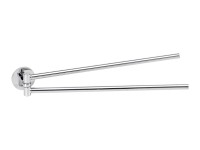 Bemeta Držák na ručníky CIRCUM dvojitý otočný 52 x 52 x 420 mm