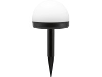 Solární zápustné LED svítidlo do země Sisto, IP44, pr. 10 cm, 4 ks