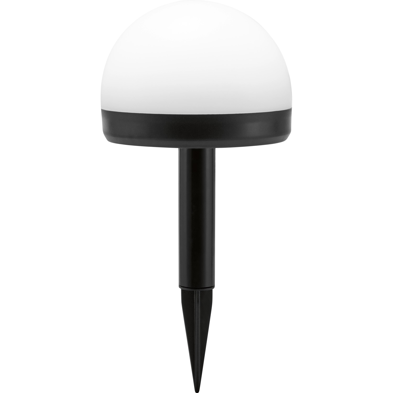 Solární zápustné LED svítidlo do země Sisto, IP44, pr. 10 cm, 4 ks