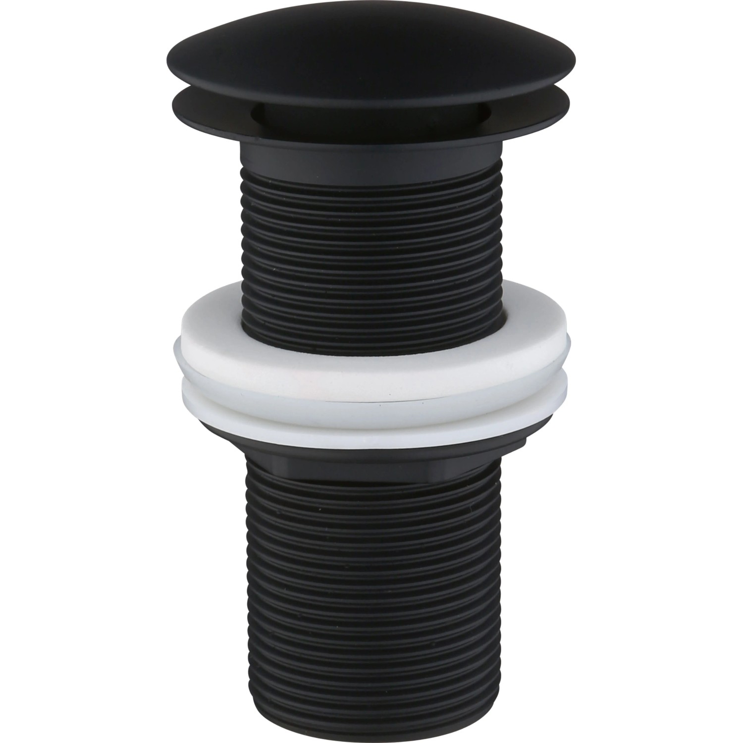 Sanpre Push-to-open umyvadlová výpusť černá matná 10 cm (1 1/4")