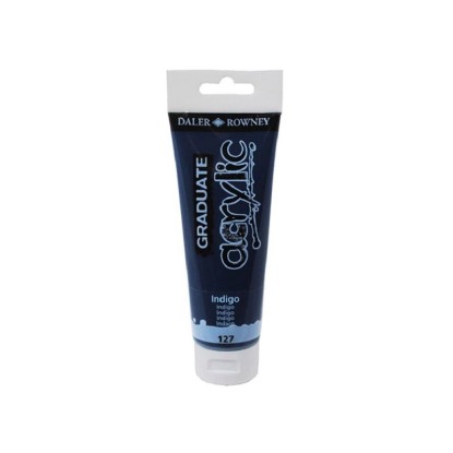 Daler Rowney Akrylová barva GRADUATE indigo, 120 ml