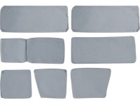 OBI Náhradní sada potahů na polstry pro sestavu Garnet, šedá, 8dílná