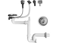 Miló Sifon pro 1dřezy, automatický, pr. 114 mm