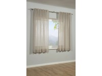 Bennetti Závěs se skrytými poutky, přírodní vzhled béžový, 175 x 140 cm