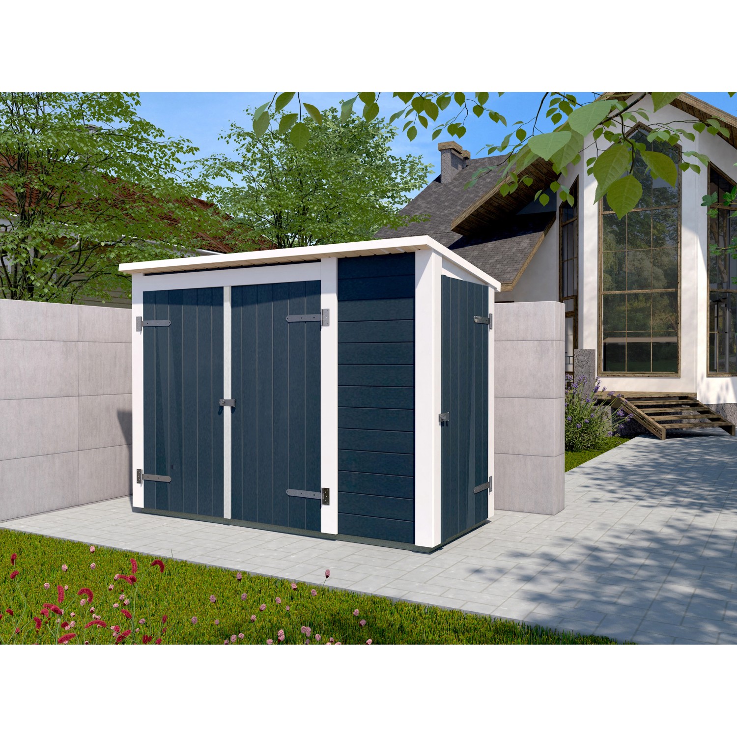 Weka Multibox s regálovým systémem, antracitový