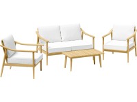 Sestava zahradního nábytku Lakewood, akáciové dřevo, 4dílná Sestava zahradního nábytku Lakewood, akáciové dřevo, 4dílná