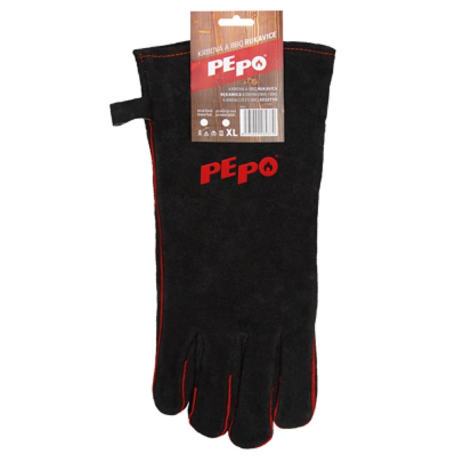 PE-PO Krbová a BBQ rukavice, levá