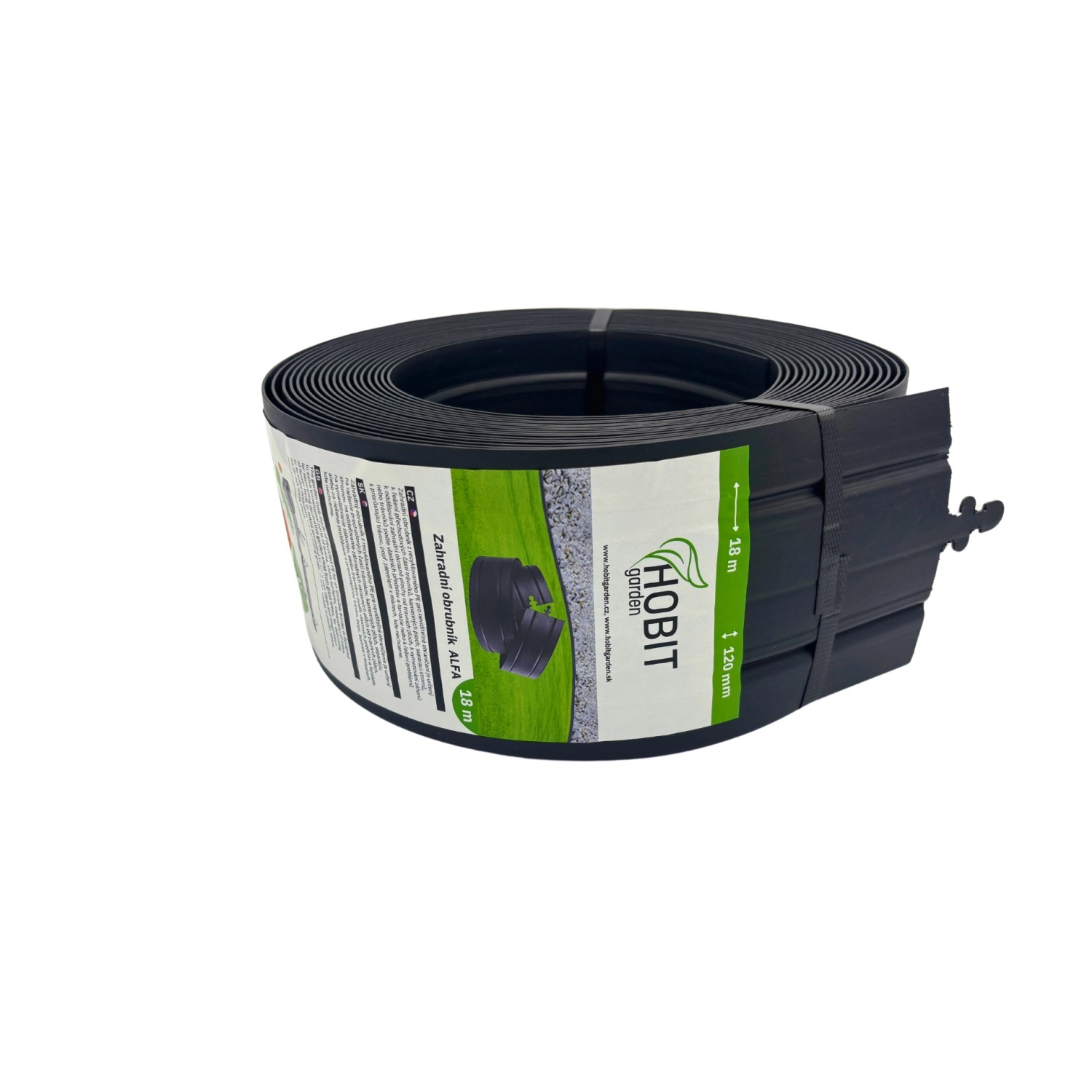 HOBIT garden Zahradní obrubník ALFA 12 cm x 18 m