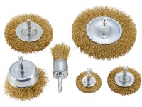 Sada ocelových kartáčů 6,35 mm (1/4