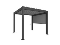 Biohort Sluneční clona pro stranu pergoly 3,5 m tmavě šedá