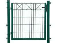 Floraworld Brána s dekorativním prvkem X zelená 100 x 100 cm