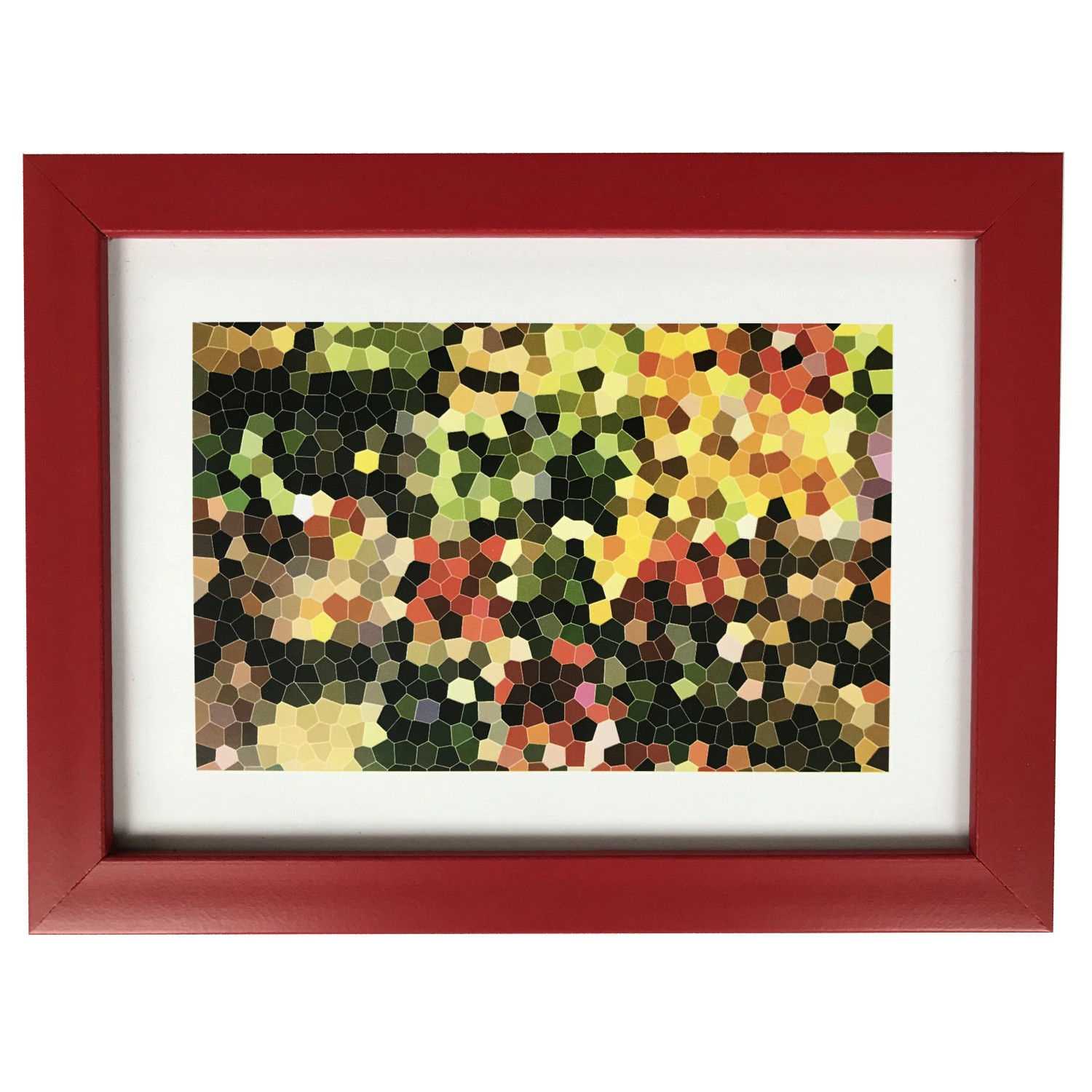 Bondecor Fotorámeček plastový, lišta 16/11 mm, červený, 24 x 30 cm